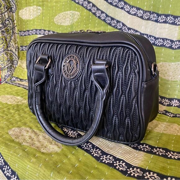 Valentino Orlandi Gunmetal Top Handle East West Hand Bag - Picture 10 of 16